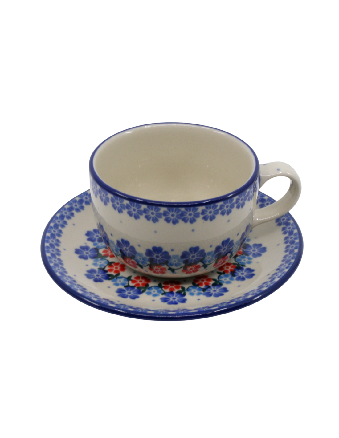 Filiżanka ze spodkiem 200 ml, wzór 2102X. Ceramika Artystyczna